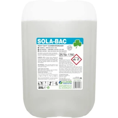 Image of Clover Sola Bac Heavy Duty Bactericidal Cleaner (319) 20 Ltr