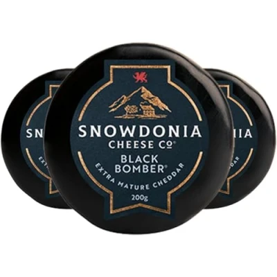 Image of Snowdonia Black Bomber Mature Cheddar Trio, 3 x 200g from GREAT BRITISH TRADING LIMITED