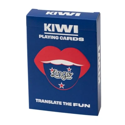 Image of Lingo Slang Playing Cards Language Learning Game Set Fun Visual Flashcard Deck to Increase Vocabulary and Pronunciation Skills (Kiwi Slang)