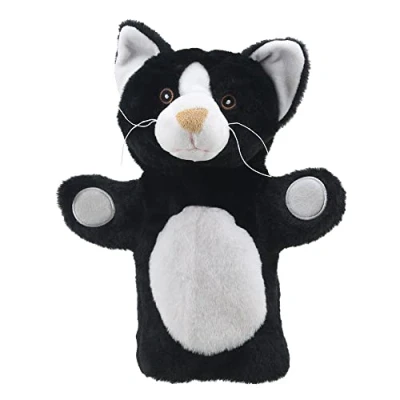 Image of The Puppet Company Cat (Black and White) Eco Animal Buddies
