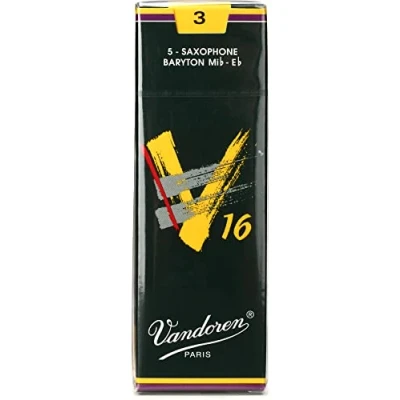 Image of Vandoren SR743 V16 Strength 3 Reeds for Baritone Saxophone