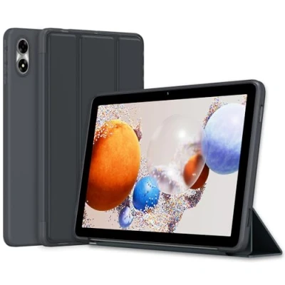 Image of Case for UMIDIGI G1 TAB/ G2 TAB, 10.1 inch Tablet Cover, 3 Fold Protective Case, Foldable Stand TPU leather, Waterproof, Heat Dissipation, Grey