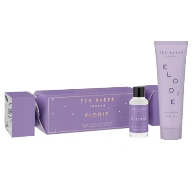 Image of Ted Baker Elodie Fragrance and Body Lotion Gift Set, EDT with Top Notes of Pink Pepper Bergamot 15ml 50ml, Cracker Set