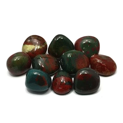Image of CrystalAge Bloodstone Extra Grade Tumble Stone (20 25mm) Pack of 5