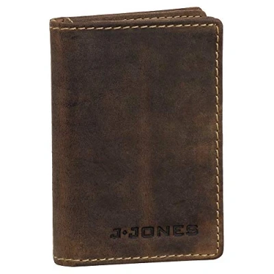 Image of Ledershop24 Gift Set rfid &amp; NFC Leather ID Card Holder Credit Driving Licence Colour Brown 5495, brown, standard size, wallet