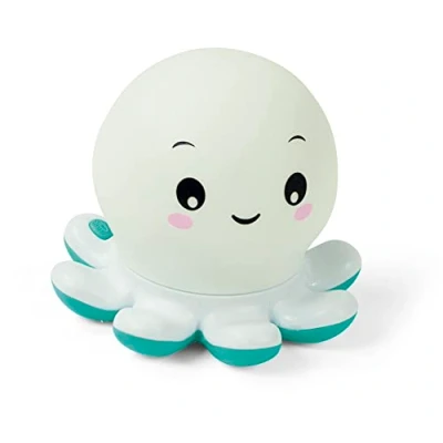 Image of Clementoni 17407 Octopus First Baby Bath Play Lights and Melodies Newborn, 0 Months+, White
