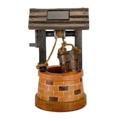 Image of Smart Solar Wishing Well Garden Water Feature Fountain