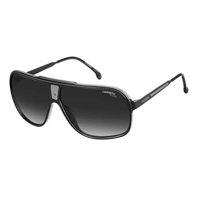 Image of Carrera Man Grand Prix 3 08a/WJ Sunglasses Plastic Black/gray Grey Squat Polarized Shaded