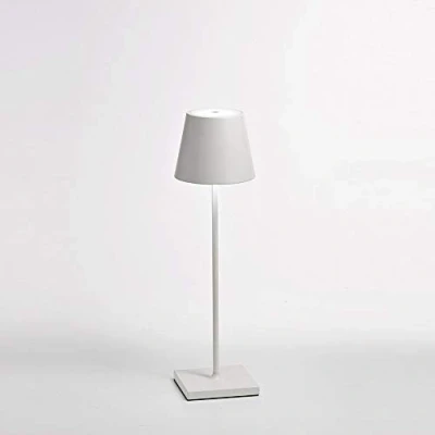 Image of Zafferano Poldina portable and rechargeable table lamp [Energy efficiency class A] White