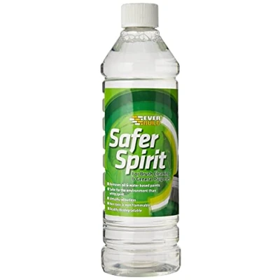 Image of Everbuild Safer Sprit Non Toxic Virtually Odourless Flammable Clear 750ml