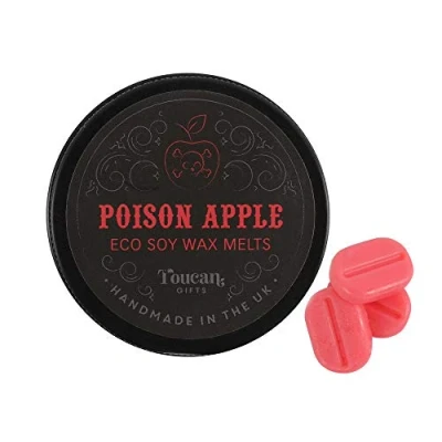 Image of Poison Apple Gothic Eco Soy Wax Melt Candles &amp; Incense Red 5.5x2.7x5.5cm