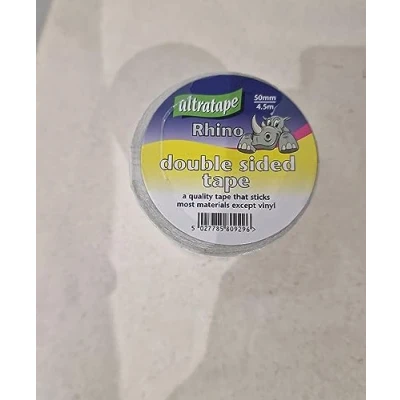 Image of General purpose double sides/sided clear sticky tape 50mm x 4.5m for office/craft