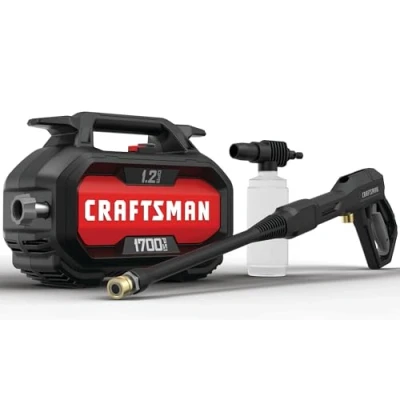 Image of CRAFTSMAN Electric Pressure Washer, Cold Water, 1700 PSI, 1.2 GPM, Corded (CMEPW1700)