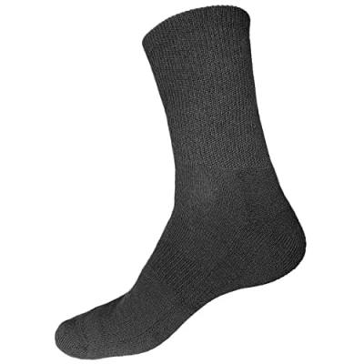 Image of vitsocks Men&#039;s Thermal MERINO WOOL Blend Winter Socks (2x PACK) Cushioned Soft Breathable, black, 6 8