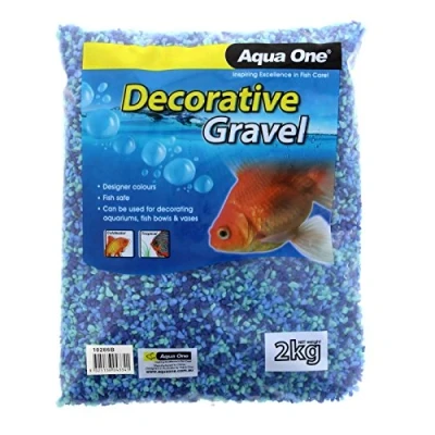 Image of Aqua One Gravel Mixed &amp; Blue 2Kg 2Mm