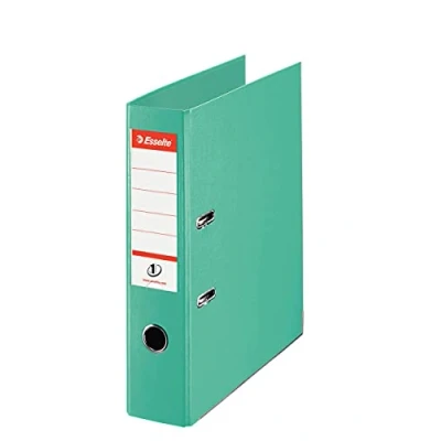 Image of Esselte No1 A4 PP 75mm Lever Arch File Light Green (Pack of 10)