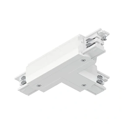 Image of Paulmann 91378 ProRail3 Connector T Piece Left 167.5 x 101 mm max. 3,680W White Systems Ceiling Rail Metal, Plastic