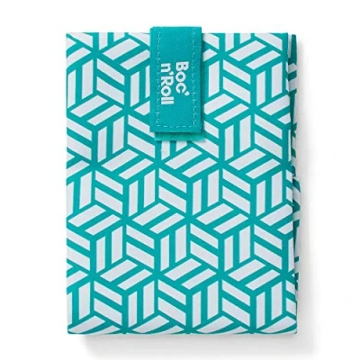 Image of Roll&#039;eat ® Reusable Sandwich Bag Container Eco Friendly Food and Washable Wrap Green Color Boc&#039;n&#039;Roll Tiles