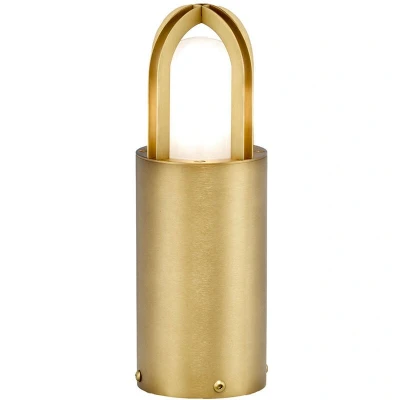 Image of Paignton Outdoor Pedestal Light Antique brass, IP55