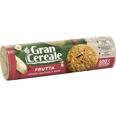 Image of 6x Mulino Bianco Gran Cereale Cereal Biscuits Cookies with Fruit and Fibre 250g