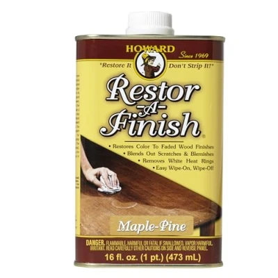 Image of Howard Restor A Finish Maple Pine RF2016 Restore The Original Remove Heat and Stain Marks on Wooden Furniture 473ml