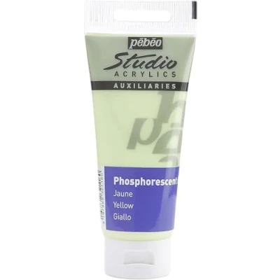 Image of PEBEO Phosphorescent Gel Yellow,100 ml