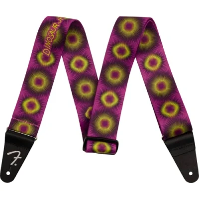 Image of Fender J Mascis Guitar Strap, Yellow Burst, 2in