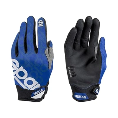 Image of SPARCO MECA 3 GLOVES SIZE 12 (XL) BLUE