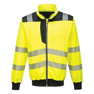 Image of Portwest PW3 Hi Vis Sweatshirt Yellow/Black 4XL