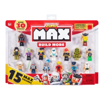 Image of ZURU MAX Build More Mini Figure Set 15 Figures (Styles Vary) 8344