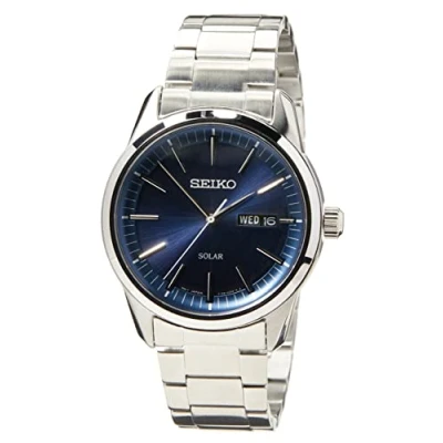 Image of Seiko Solar Men&#039;s Watch Stainless Steel Metal Strap SNE525P1