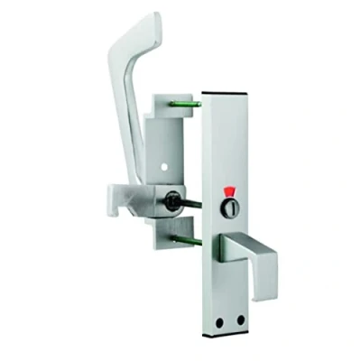 Image of zoo ZAA100SA Disabled Facility Lock Toilet Indicator Bolt, Satin Anodised, 18.8 x 13.6 6.8 cm