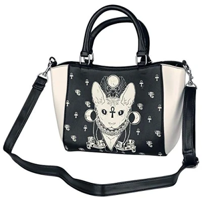 Image of Banned Apparel&quot;Bastet&quot; Egyptian Cat Siamese Kitty Handbag