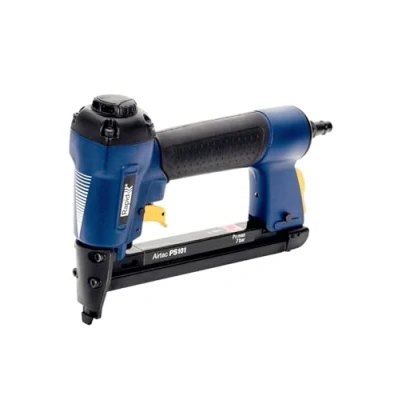 Image of Rapid PS101 Pneumatic Stapler for No. 53 Staples, With Quick Reload, Adjustable Air Exhaust, Includes Carry Case and 300 Staples (5000051)