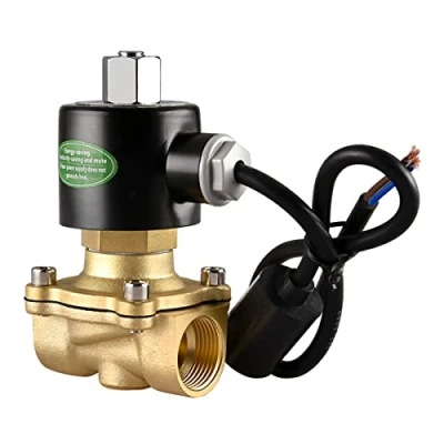 Image of Heschen Brass Electric Solenoid Valve, 2W 200 20KJ, PT3/4&#039;&#039; Port, AC220V, Direct Action Water, Normally Open