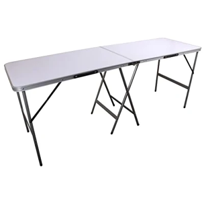 Image of ProDec PFPT001 2m x 600mm (6ft 6in 2ft) Multi Purpose Table for Wallpaper Pasting and More, White