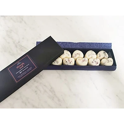 Image of Gloriously Good Rose Geranium, Lavender, Ylang &amp; Vetiver Aromatherapy Wax Melts with Petals Set of 12 100% Natural Scented only essential oils Vegan, Cruelty free