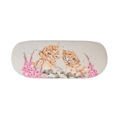 Image of Wrendale Designs Just for Moo&#039; Highland Cow Glasses Case