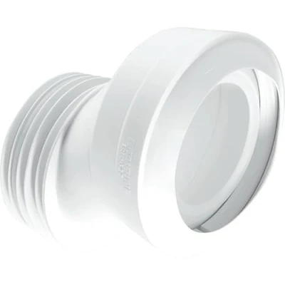 Image of McAlpine MAC 4A MACFIT Offset WC Connector, White