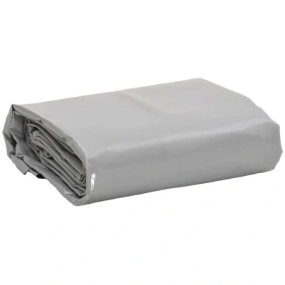 Image of vidaXL Tarpaulin Grey 3x6 m 650 g/m²