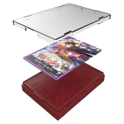 Image of BANDAI 2024 One Piece TCG Card Game: Sound Loader Case Volume 1: Monkey D. Luffy