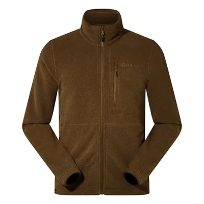 Image of Berghaus Men&#039;s Activity Polartec Thermal Pro Interactive Fleece Jacket Extra Warmth Soft Feel, Bark, L