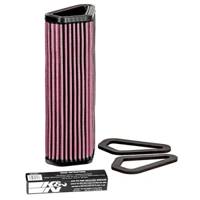 Image of K&amp;N Engine Air Filter: High Performance, Premium, Powersport Fits 2007 2018 DUCATI (Diavel, Carbon, Diesel, Titanium, Streetfighter, Dark, Strada, 848 EVO, and other select models) DU 1007