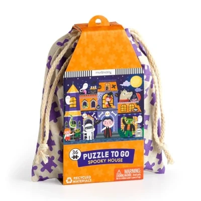 Image of Mudpuppy 9780735382350 Spooky House 36 Piece Puzzle to Go