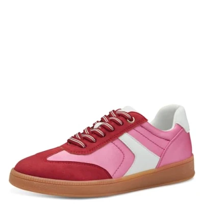 Image of Marco Tozzi Trainers, Women&#039;s, Size: 6, Raspberry Imitation leather/ textile