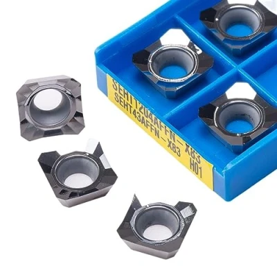 Image of 10pcs/box SEHT1204 AFFN X83 H01 Aluminum Carbide Insert Alloy Milling Indexable Turning Tool SEHT 1204 Face CNC Lathe SEKT1204