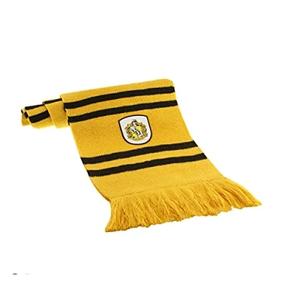 Image of Cinereplicas Harry Potter Scarf Ultra soft Officially licensed Hufflepuff 190 cm Yellow &amp; black