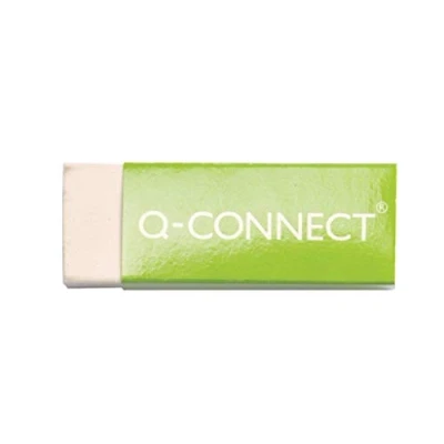 Image of Q Connect Plastic Eraser White (20 Pack)