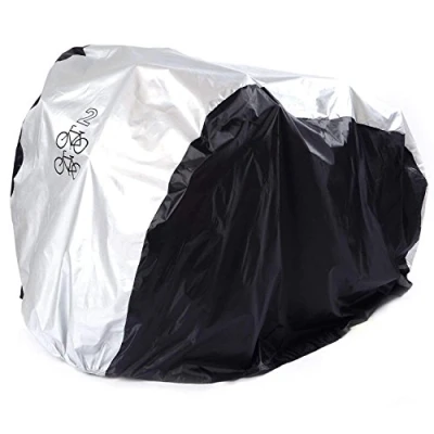 Image of ANFTOP For 2 Bike Cycle Bicycle Cover Outdoor Outside Storage Rain Waterproof Scooter two Mountain Road All Weather Dust Resistant UV Protection