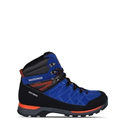 Image of Karrimor Hot Rock Mens Walking Boots Blue/Orange 12 (47)